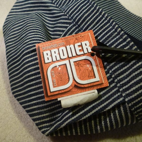 Broner Railroad Cap Hickory Striped (Women's Large) - Picture 6 of 8